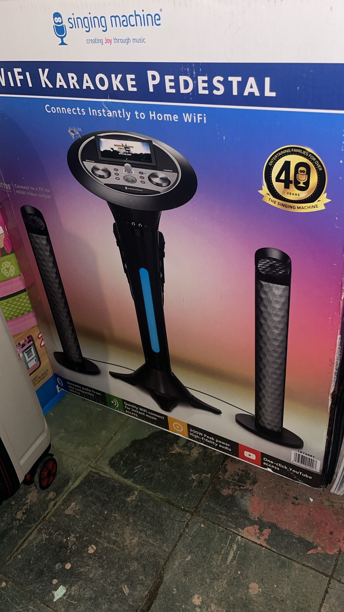 Wi-Fi Karaoke Pedestal 