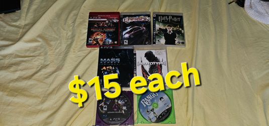 Sony PlayStation 3 ps3 games $15 each