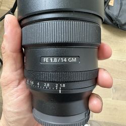 Mint Condition Sony FE 14mm f/1.8 GM Lens (Sony E-Mount)