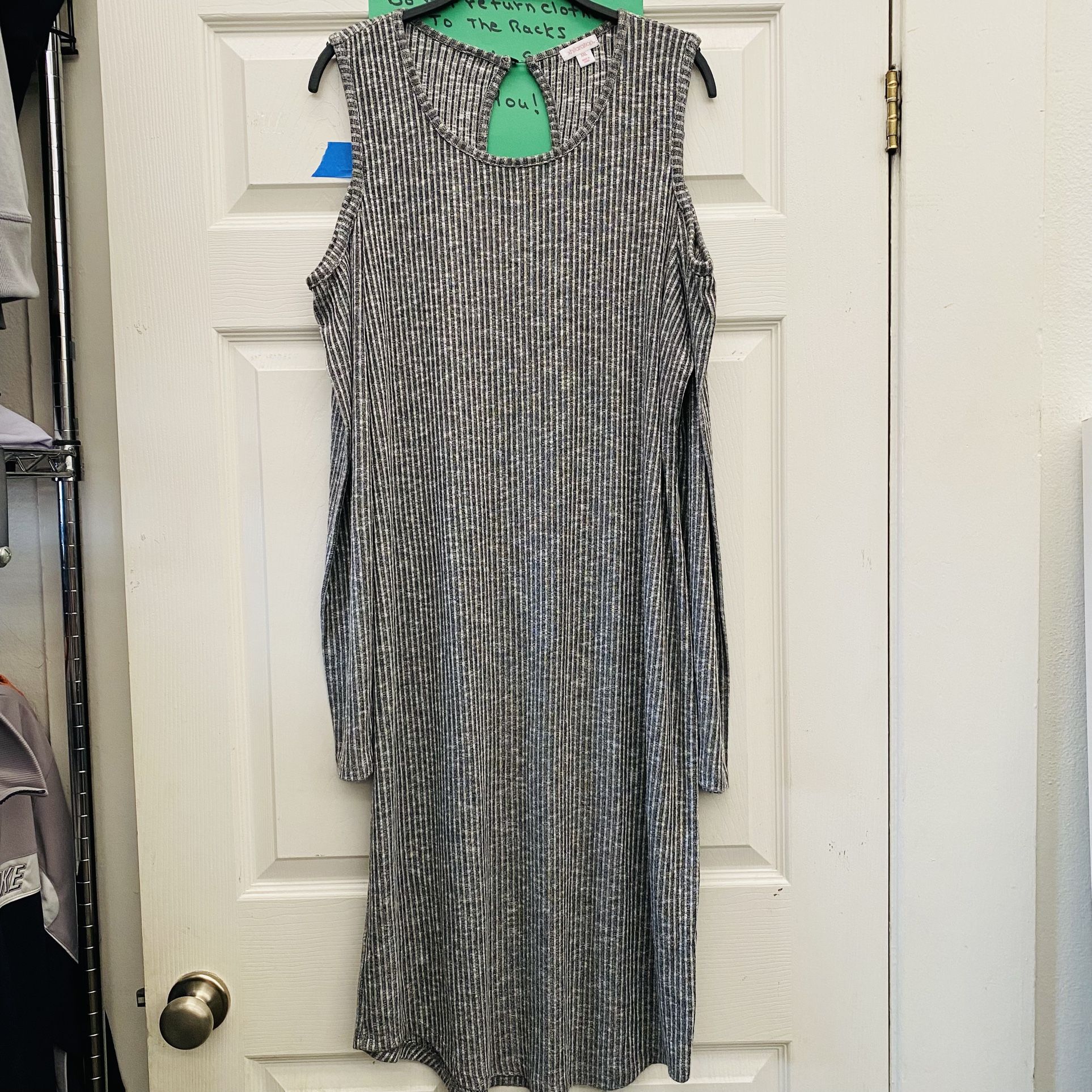 Grey Midi Maxi Dress By Xhilaration 