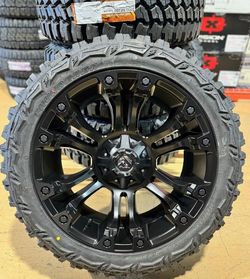 FUEL OFF ROAD 20X9 /20X10 /22X10 5/6/8 LUGS VAPOR BLACK . According to Vehicle). CHECK PRICE