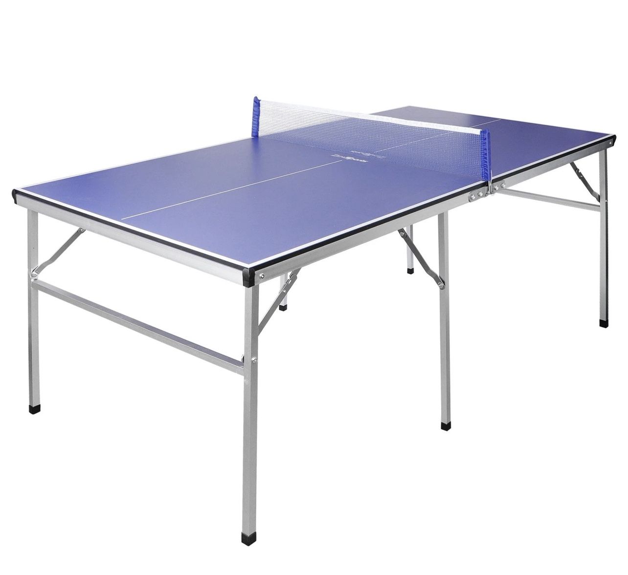 ™ 6ft Portable Tennis Table Foldable Ping Pang Table with Net 2 Ping Pong Paddles 3 Balls