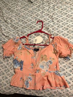 Crop top blouse