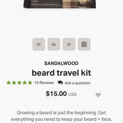 Beard Travel Kit
