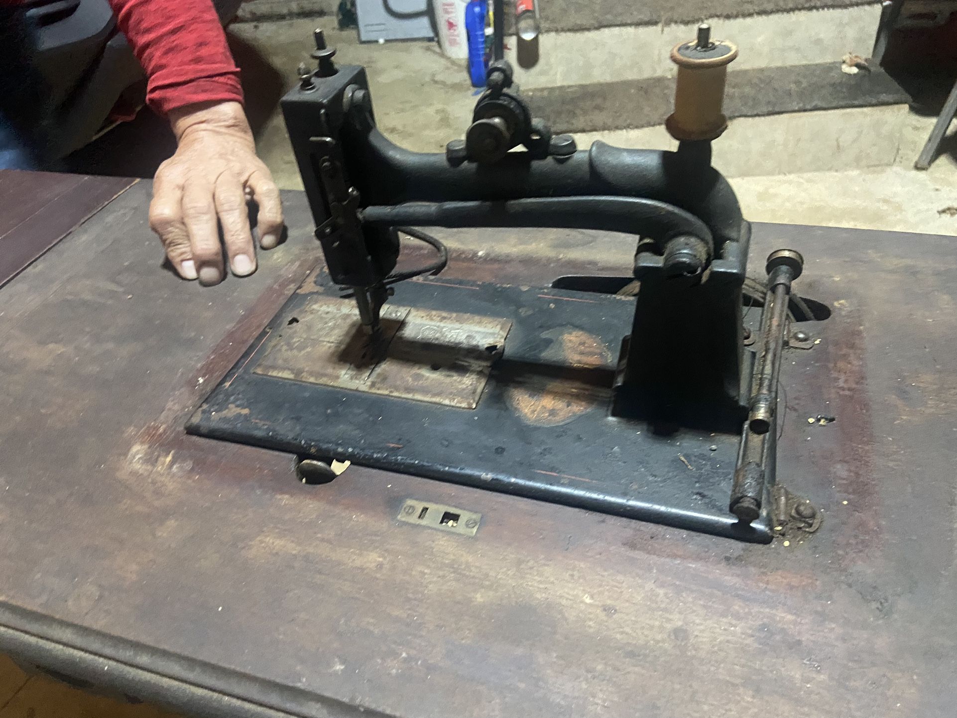 vintage sewing machine
