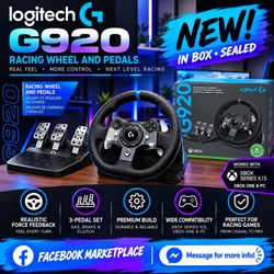 Logitech G920 Racing Wheel & Pedals for Xbox/PC