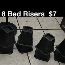 Bed Risers 8 Total $7 Take All