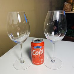 Beautiful 10” Riedel Graffigna Wine Glasses. Really Nice