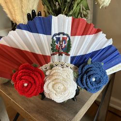Dominican Crochet Fan 