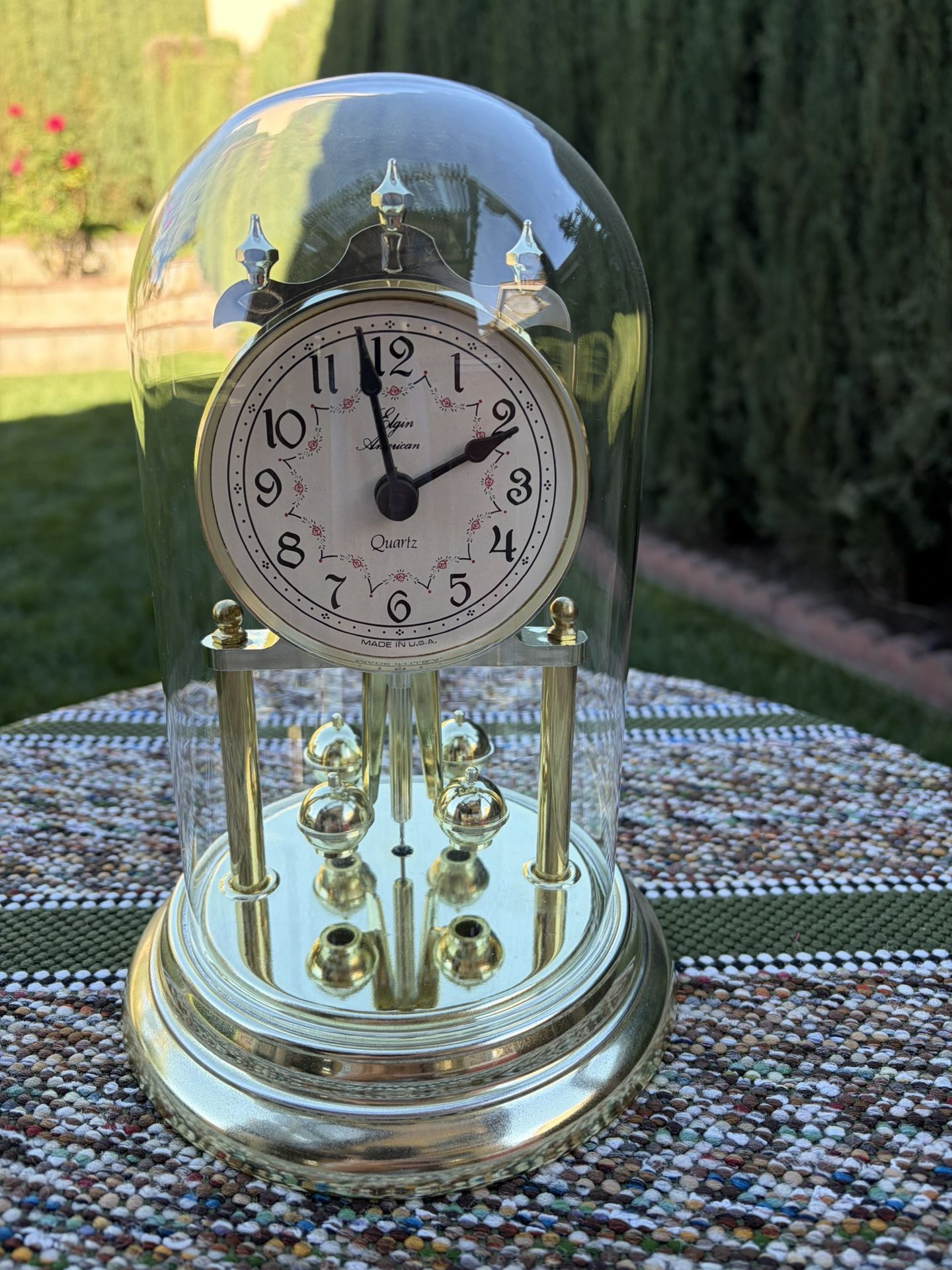 Vintage Elgin Anniversary Clock For Sale