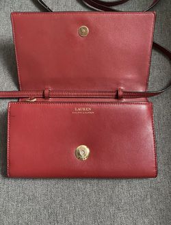 Lauren Ralph Lauren Newbury Kaelyn Saffiano Leather Crossbody Bag