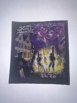 KING DIAMOND, THE EYE, SEW ON WOVEN PATCH