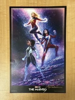 Captain Marvel Superhero Poster
