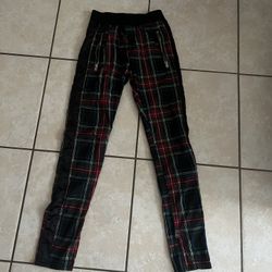 MNML plaid pants
