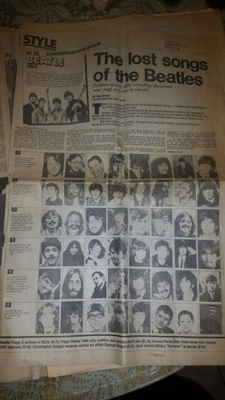 The Beatles newspaper