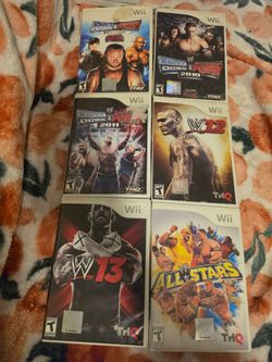 Wwe game lot nintendo wii