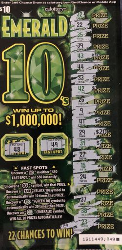 Second chance scratchers deals