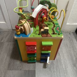 toys Wooden Activity Cube 