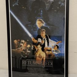 Star Wars Poster Framed