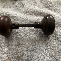 Antique Wooden Door Knob