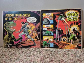 War of the World's & Journey to the Center of the Earth vinyl LPs