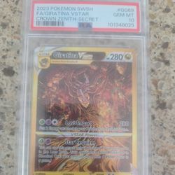 Crown Zenith Giratina Vstar PSA 10 