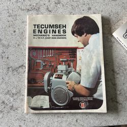 1984 Tecumseh Engines Mechanic's Handbook 8 to 18 HP (Cast Iron Engines) 