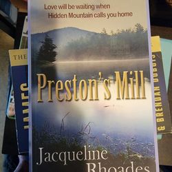 Book Preston's Mill AUTOGRAPHED by JACQUELINE RHOADES