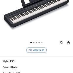 Full Size Digital Piano With Weighted Keys