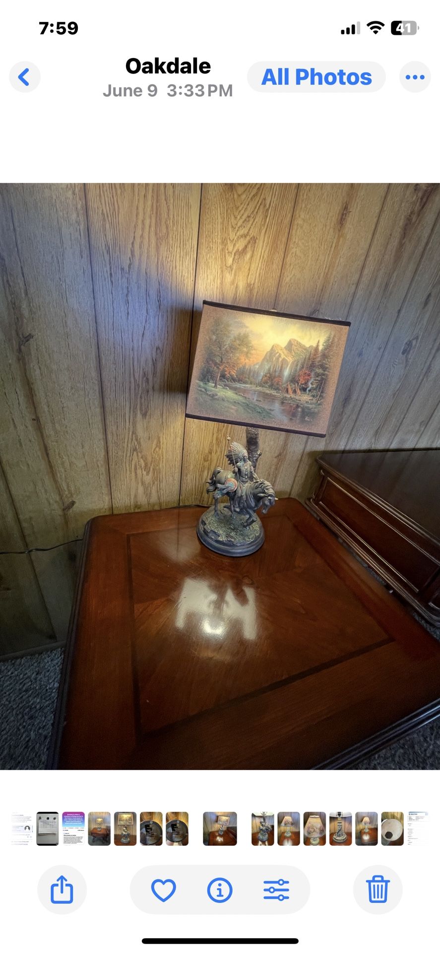 Thomas Kincaid Lamp