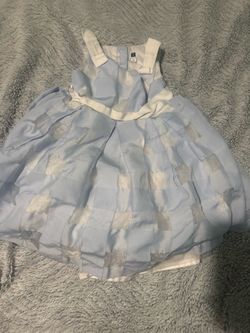 Janie and Jack Girls Light Blue Formal Dress size 2t