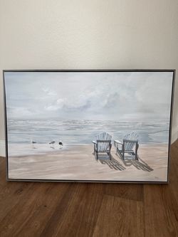Coastal Beach Canvas Wall Art
