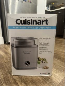 Cuisinart 2-Quart Ice Cream Maker – Excellent Condition with Original Box