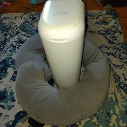 Diaper genie and pregnant pillow $30