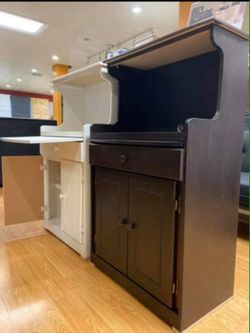 New microwave cabinet pinewood