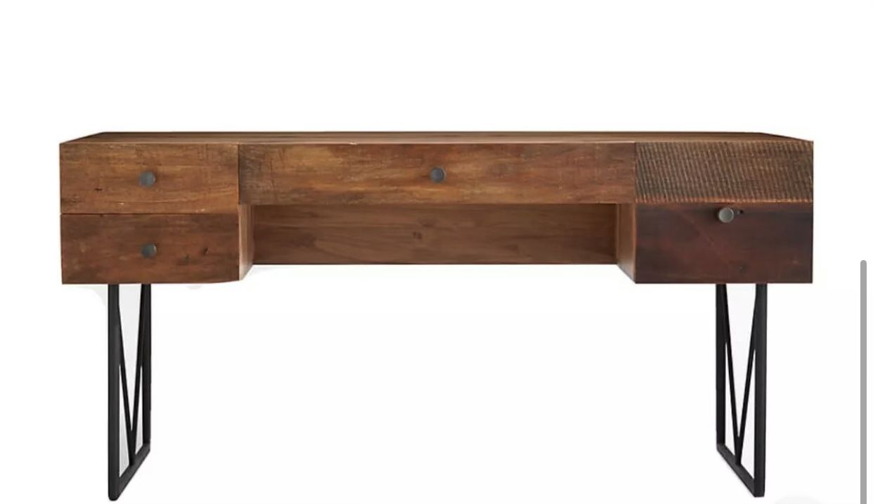 Crate & Barrel Atwood Reclaimed Wood Desk