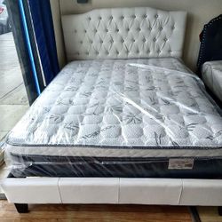 Brand New Queen Bed Frame With Mattress 
