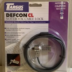 New Notebook Laptop Security Lock Defcon CL Combo Cable Lock 
