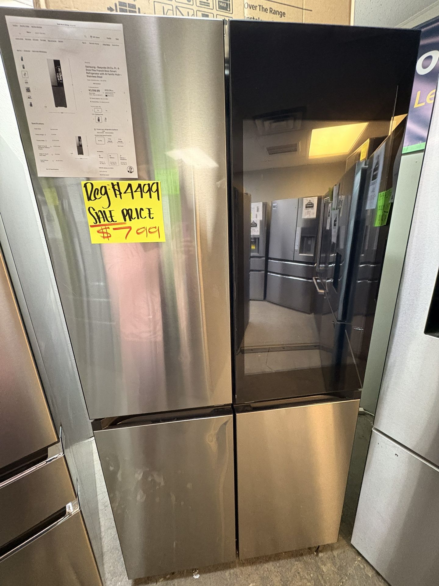Samsung Bespoke 29 Cu Ft Refrigerator