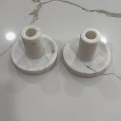 Studio McGee Marble Candle Holders