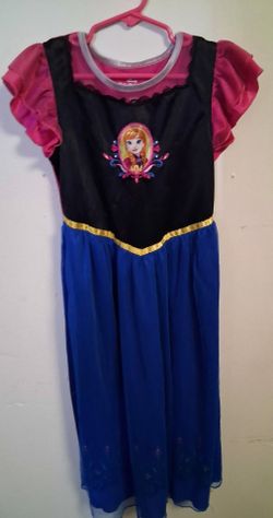 Disney Frozen Anna Girls Costume Dress