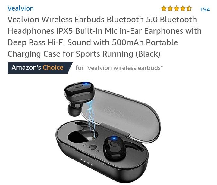 New Bluetooth earphones (price is negotiable!)