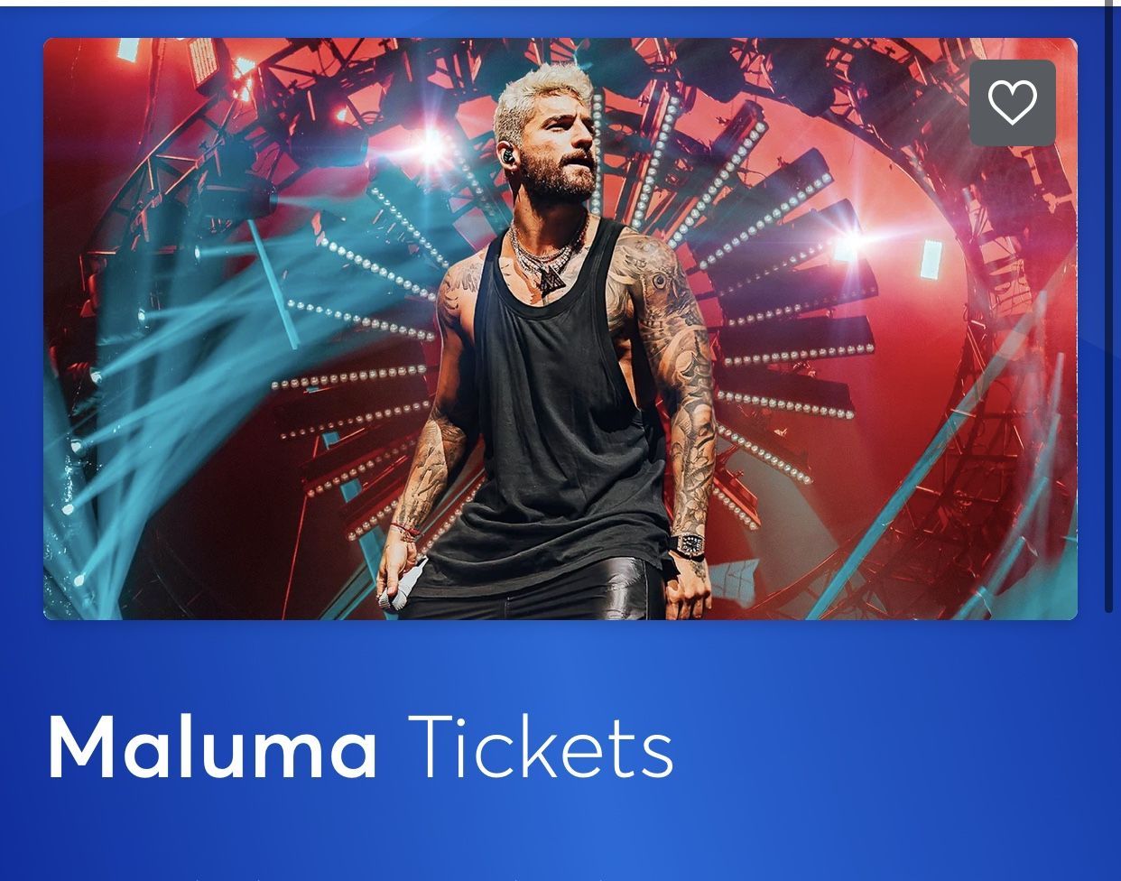 5 Maluma Tickets