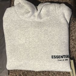 New Essential Hoodie  Light Oatmeal XS And S