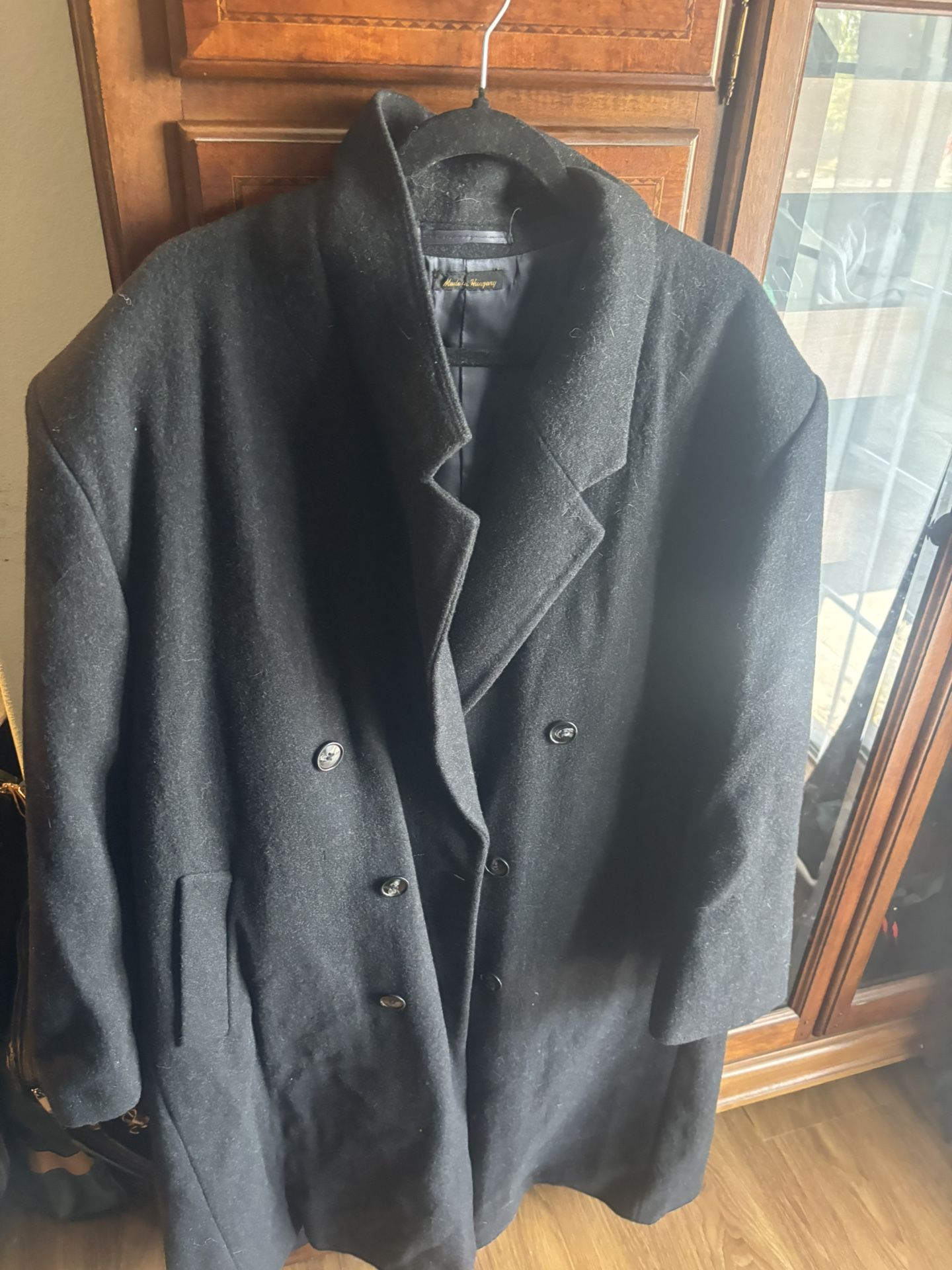 Black Coat Men’s Size 48