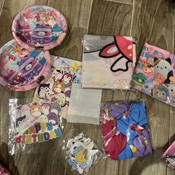 New SquishMallow Birthday Party Decorations With A Large Backdrop