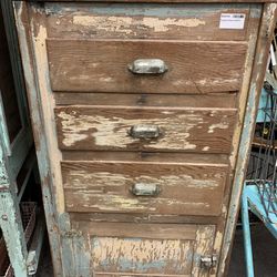 Chippy Antique Cupboard Cabinet 