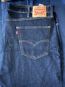 New Levi's 541 42x32 dark blue lighter stitching