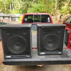 Crate Loudspeakers Converted To Powered Bluetooth 