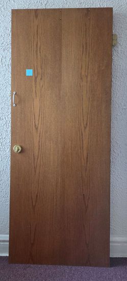 Flush Interior Door with Hardware 32X80